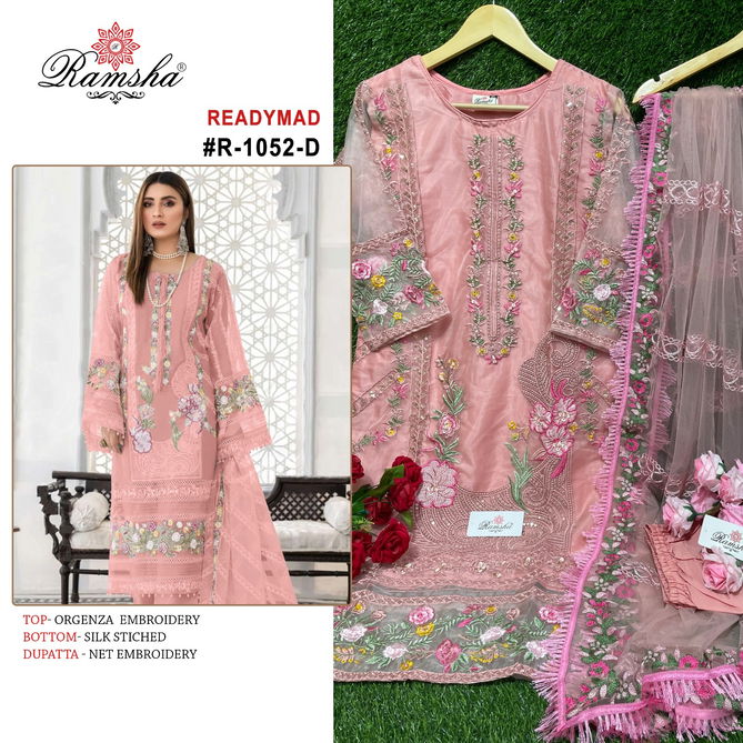 R 1052 By Ramsa Pakistani Suis Catalog